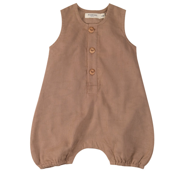 Pigeon Baby all-in-one (muslin), taupe