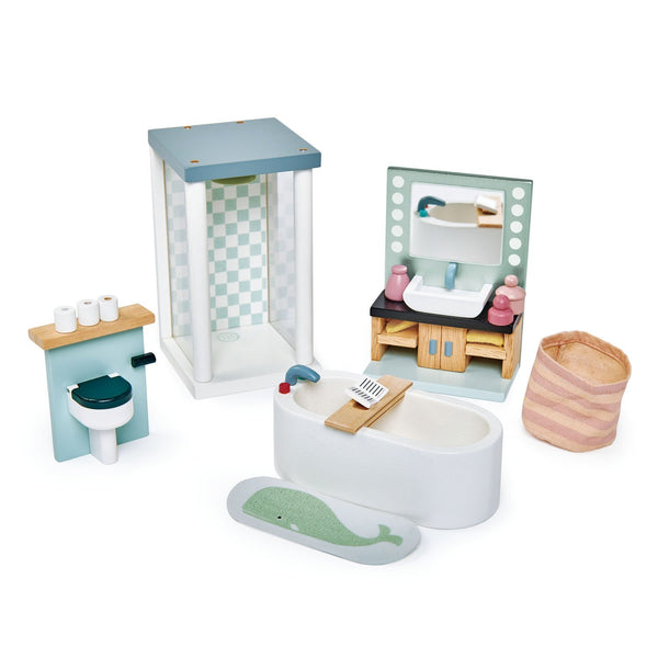Tenderleaf Dolls House Bathroom Furniture Set