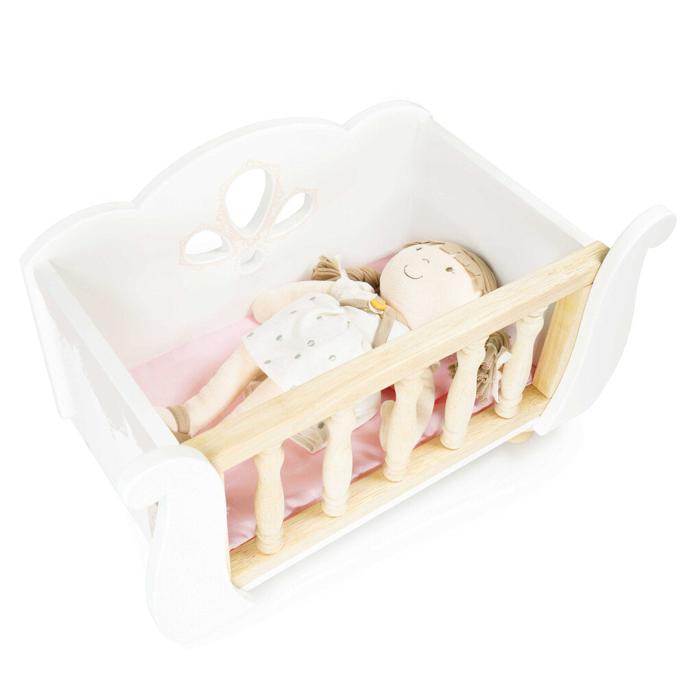 Le Toy Van Sleigh Doll Cot