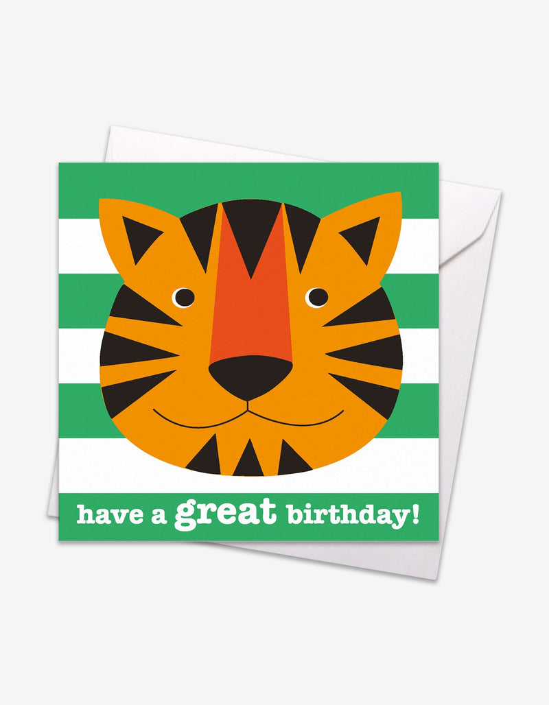 Toby Tiger Tiger Birthday Card