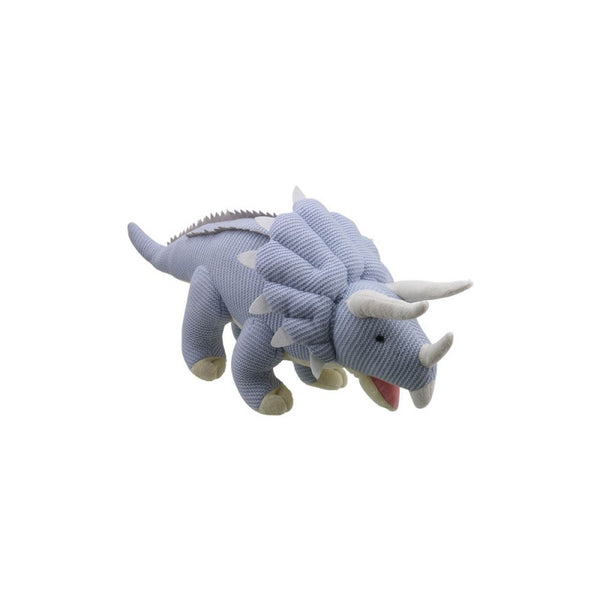 Wilberry Knitted - Triceratops Blue Small