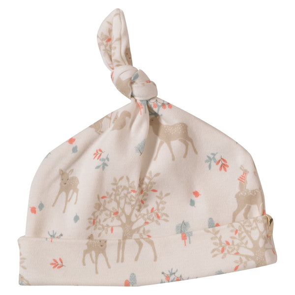 Pigeon Woodland Deer Knotted Hat Taupe