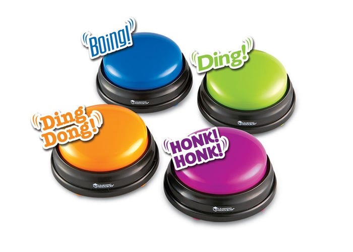Answer Buzzers (Set of 4)