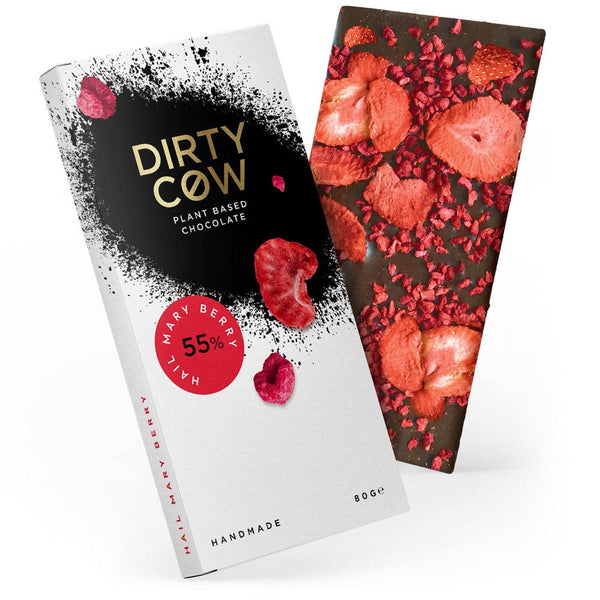 Dirty Cow Hail Marry Berry Plant Based Vegan Chocolate