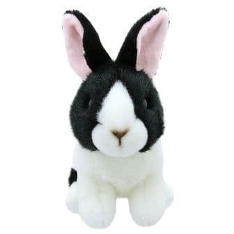 Wilberry Minis Soft Toy - Black & White Dutch Rabbit