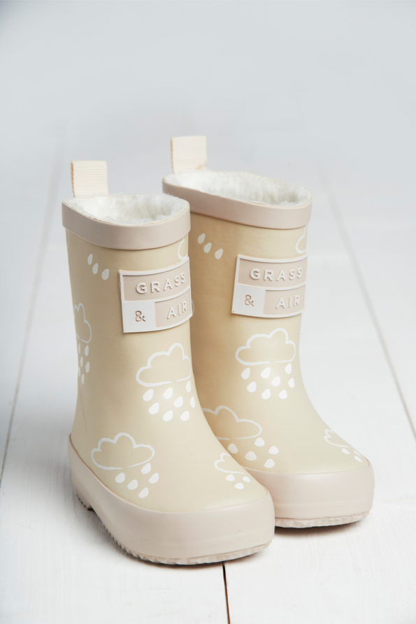Grass+Air Stone Colour-Changing Kids Winter Wellies