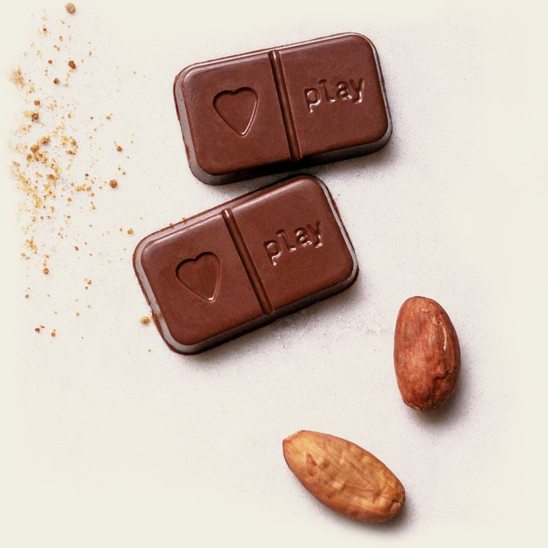 JustChoc Box Organic Peruvian Cacao M•lk Chocolate 30g