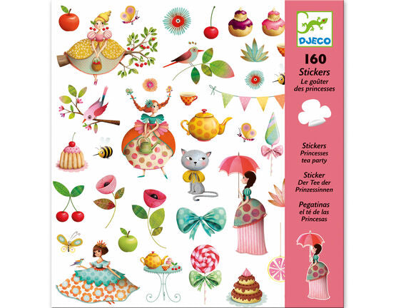 Djeco Stickers - Princess Tea Party
