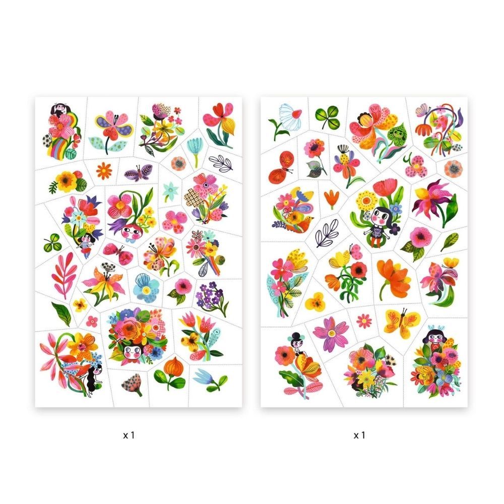 Djeco Tattoos - Aqua Flor