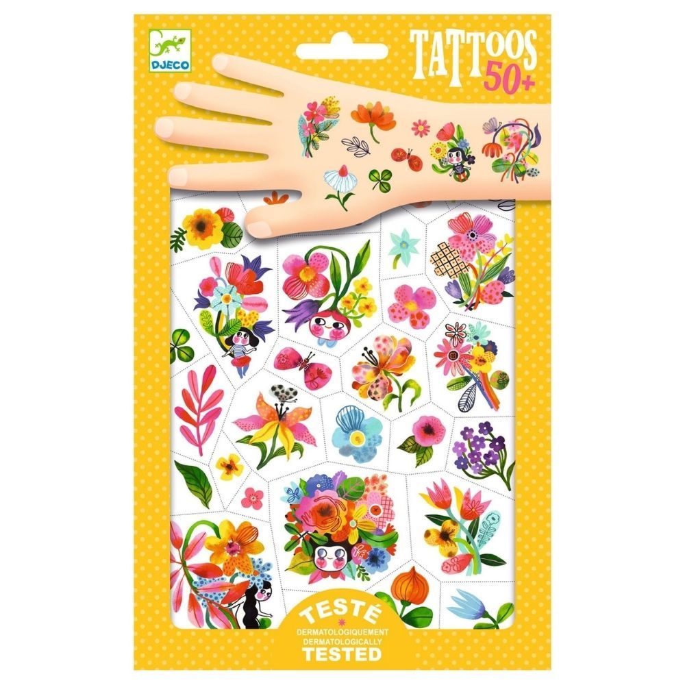Djeco Tattoos - Aqua Flor