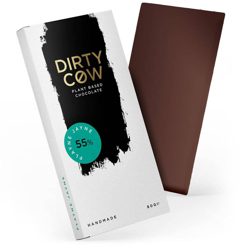 Dirty Cow Playne Jayne Plant Based Vegan Chocolate