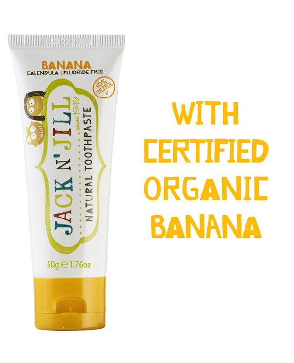 Jack N' Jill Natural Toothpaste Banana Flavour