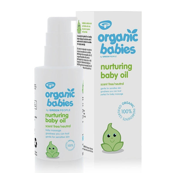 Organic Babies Nurturing Baby Oil - Scent Free 100Ml
