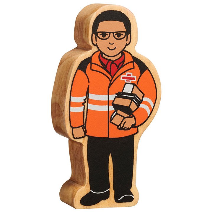 Lanka Kade Orange and Black Delivery Person