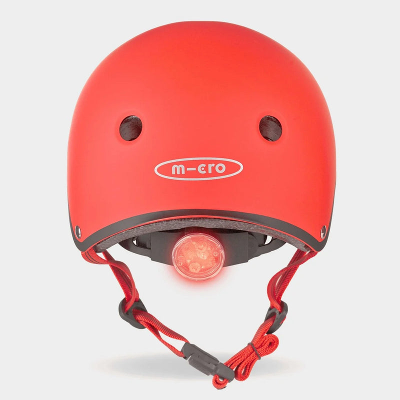 Micro Scooter Curved Deluxe Helmet - Red