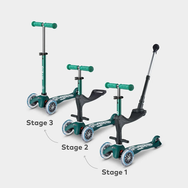 Micro Scooters ECO 3 in 1 Scooter - Green