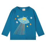 Piccalilly Kids Long Sleeve Top - Alien