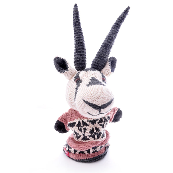 Chunki Chilli Oryx Hand Puppet in Organic Cotton