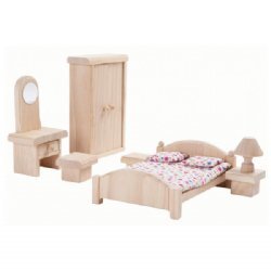 Plan Toys Dolls House Furniture - Bedroom
