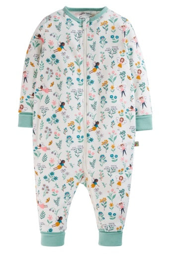 Frugi Zelah Zip Up All In One - Forest Fairies