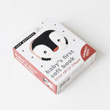 Pitter Patter Penguin Soft Cloth Book By Wee Gallery