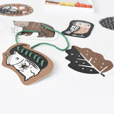 Wee Gallery Lacing Cards - Woodland